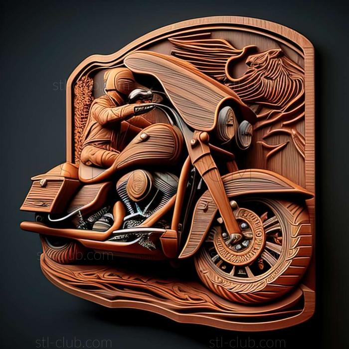 3D мадэль Harley Davidson Road Glide Limited (STL)